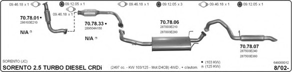 IMASAF 648000012 Exhaust System